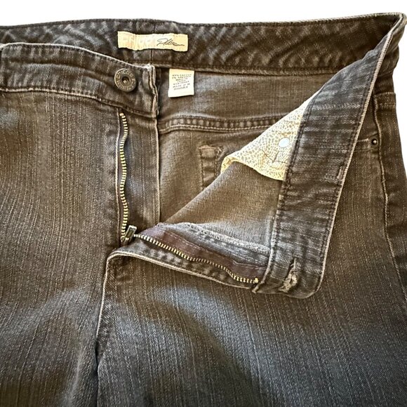 Chicos Platinum Women's Size 2.5 Short (34x28) Slim Leg Black Stretch Denim - Picture 5 of 12